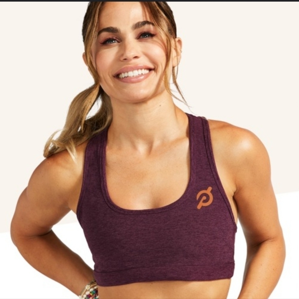 Peloton beyond Yoga purple soft sports bra small
